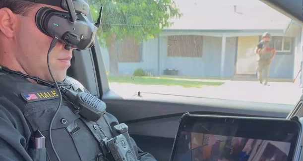 Sacramento sheriff's deputy uses drone to disarm man with knife
