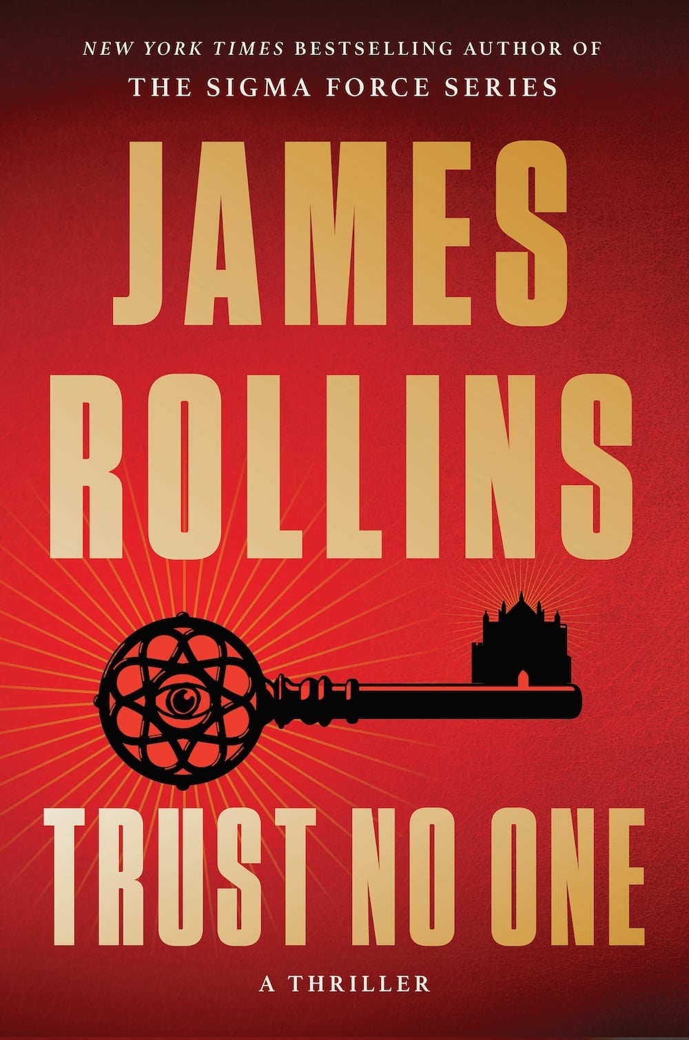 Trust No One Cover by former local Sacramento author James Rollins