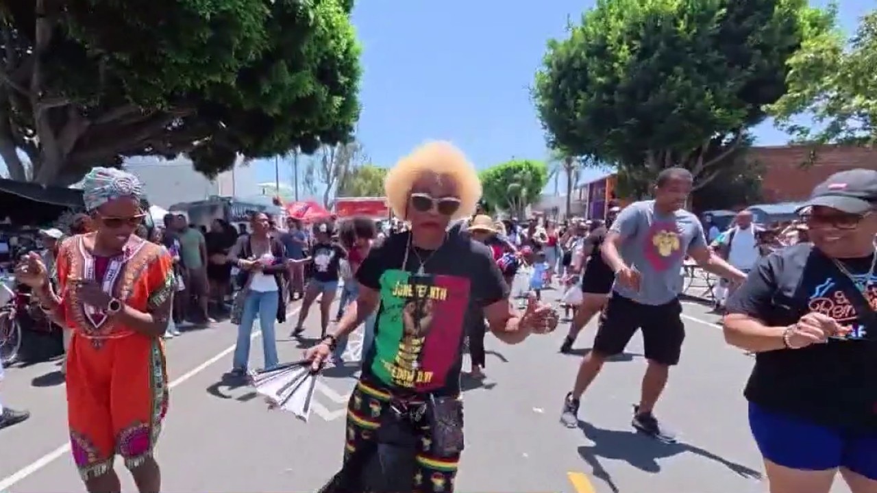 Leimert Park, the heart of LA's Juneteenth celebrations