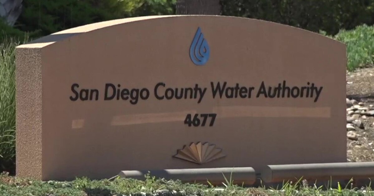 San Diego County Water Authority proposes 3% water rate hike for 2027