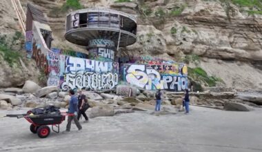 Iconic 'Mushroom House' undergoes facelift