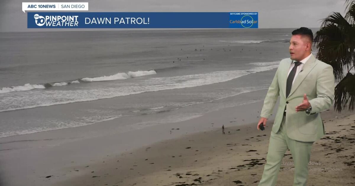 San Diego stays cool for Father’s Day weekend before next week’s heat arrives