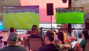 Mexico fans celebrate 1-0 World Cup win over South Korea