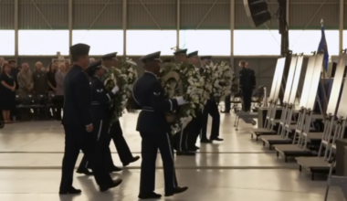 Edwards AFB honors 8 killed in B-52 crash at memorial service