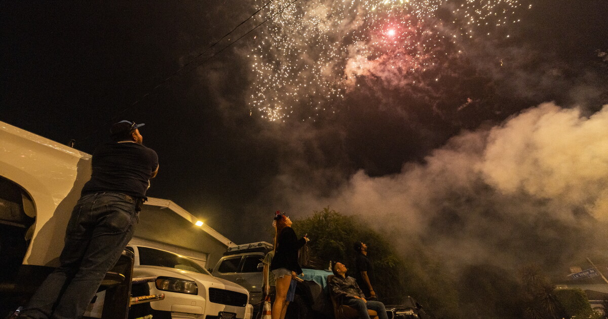 Downey fireworks