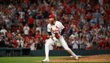 May perfect into 7th inning and completes 1-hitter as Cardinals blank Padres 3-0