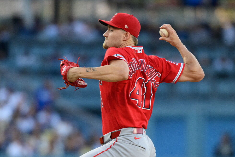 Los Angeles Angels' Jack Kochanowicz on 15-day injured list with elbow issue