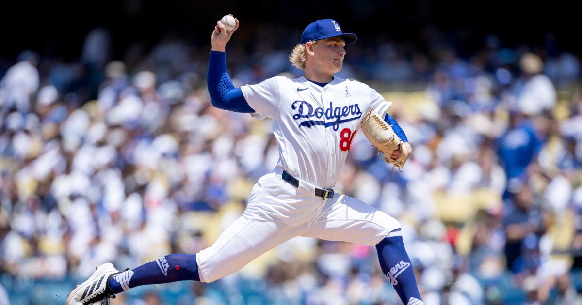 Emmet Sheehan struggles in the haze in Dodgers' loss to Orioles