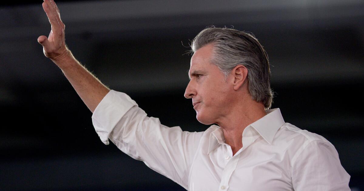 Sensing opportunity, Newsom touts investigation he says is Trump's doing