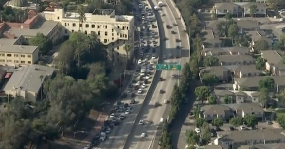 Northbound 101 near downtown L.A. shut down for police activity
