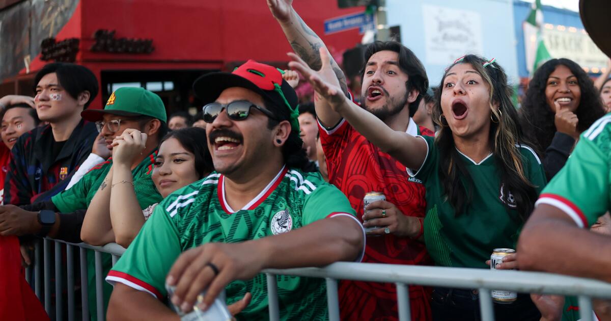 The joy of Mexico's soccer triumph in the Trump era