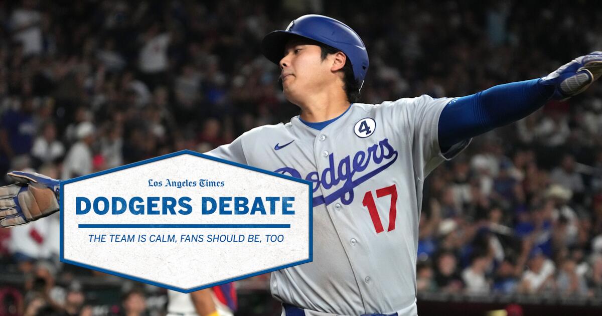 Dodgers Debate: The team is calm,fans should be, too