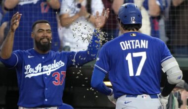 Teoscar Hernández returns, Dodgers beat Athletics with 17 hits
