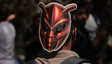 India's young 'cockroaches' party holds first protest