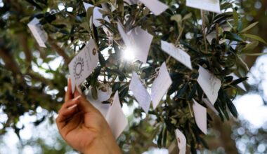 Yoko Ono's "Wish Trees" at the Broad is a snapshot of the mood in Los Angeles right now.