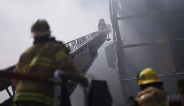 Boyle Heights warehouse fire is nearly out, fire officials say