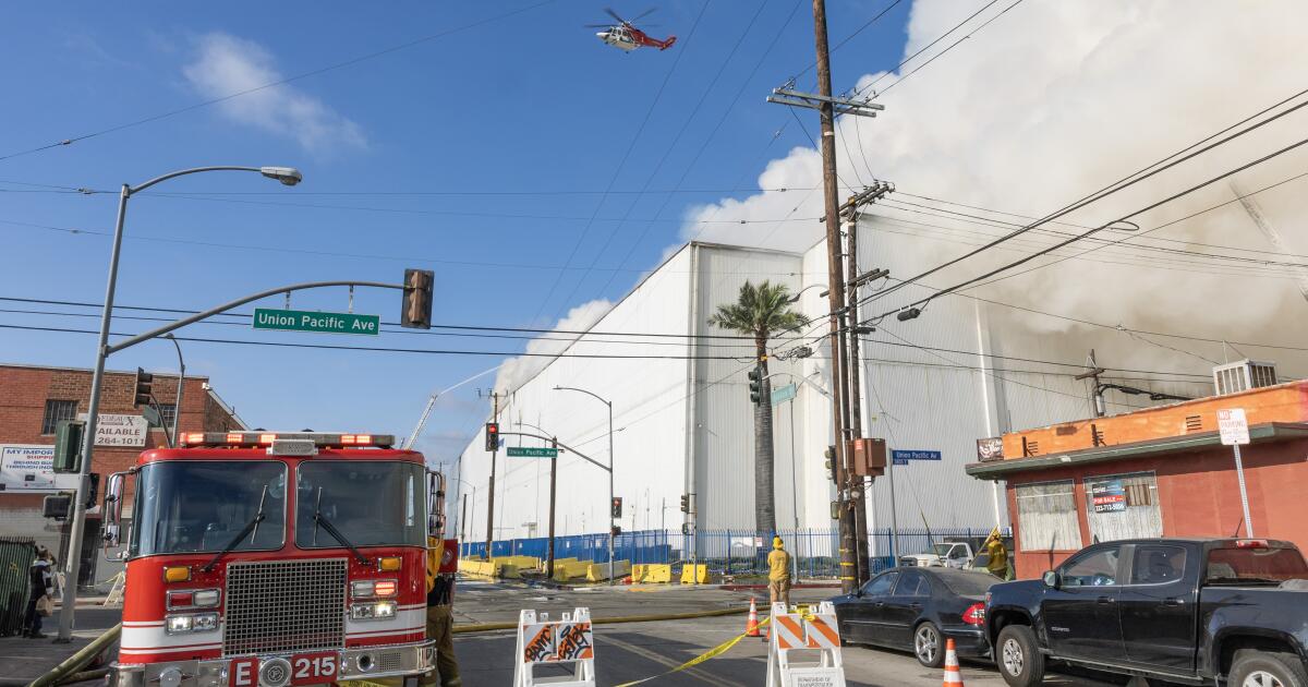 The Boyle Heights fire is latest pollution crisis to affect L.A.'s Eastside