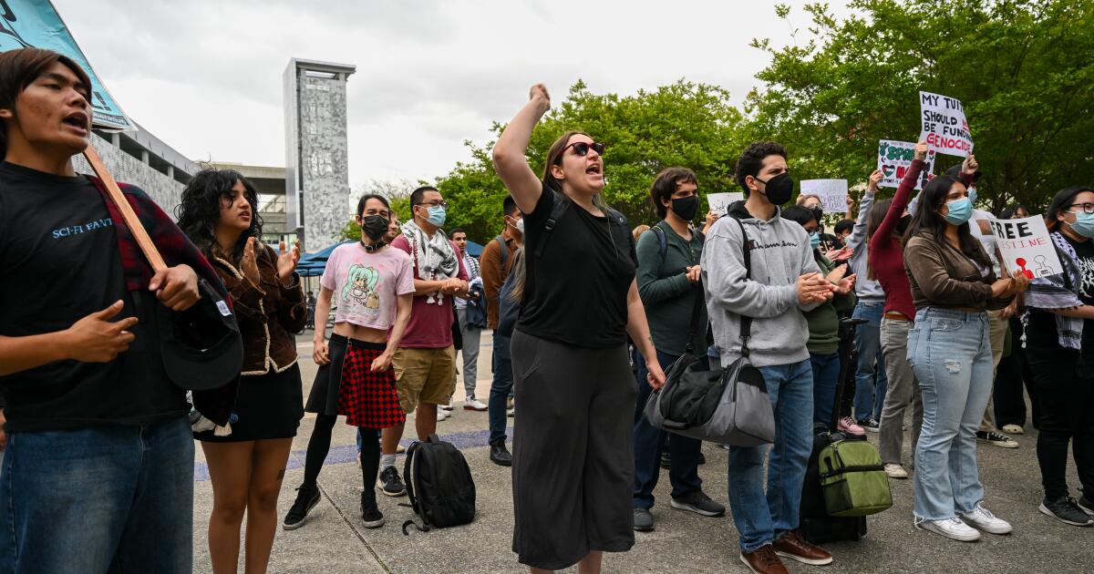 Professor sues San José State, alleging retaliation over Gaza protests