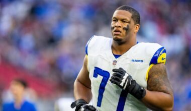Rams' Alaric Jackson arrested on suspicion of felony domestic violence