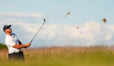 U.S. Open: Wyndham Clark takes commanding lead into final round