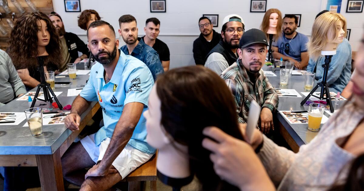 Beers and hair braiding bring dads seeking deeper connections together