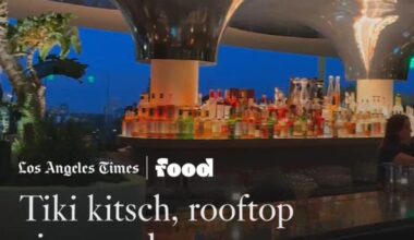 Tiki kitsch, rooftop views and amaro cocktails, L.A.'s new bar scene has it all