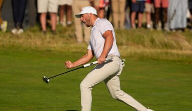 Wyndham Clark avoids record collapse to win the U.S. Open
