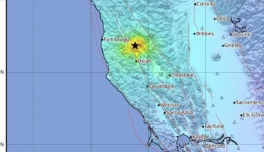 Magnitude 5.6 earthquake shakes Northern California, hitting Mendocino County