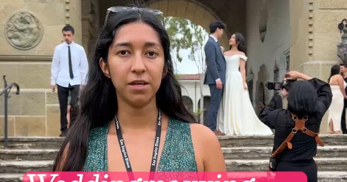 Weddingmaxxing on Palindrome Day - Los Angeles Times