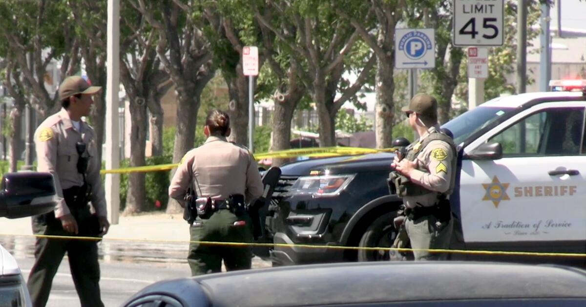 Man fatally shot by L.A. County sheriff's deputies after stabbing a deputy in Lancaster