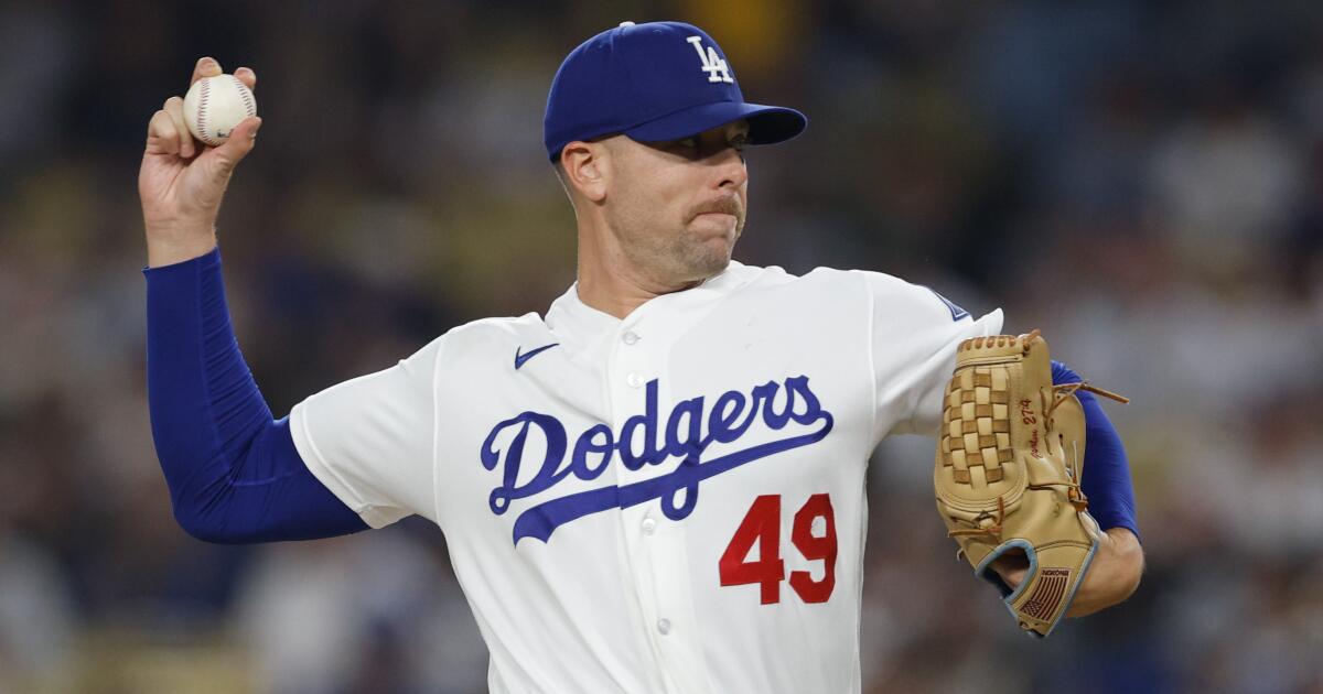 Dodgers place reliever Blake Treinen on the injured list