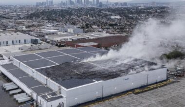 What we know about air quality after massive Boyle Heights fire