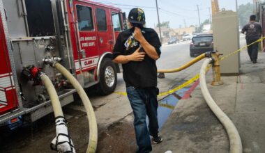 A day of smoky air, nasty smells and many questions in parts of L.A.