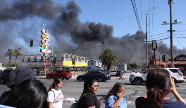 Massive Boyle Heights warehouse fire prompts shelter in place orders