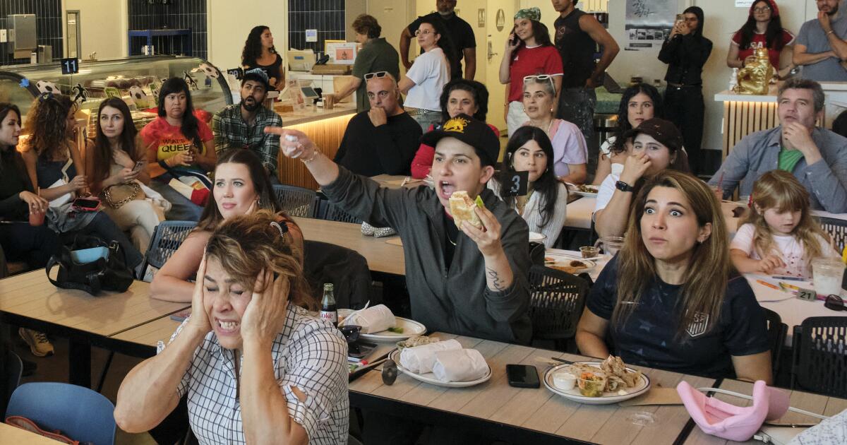 Iranians divided on war unite to watch World Cup in West L.A.