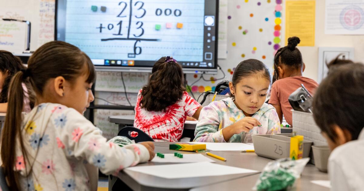 California wants to test children on math as early as kindergarten