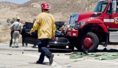 Two, including 10-year-old, dead in collision with speeding fire truck
