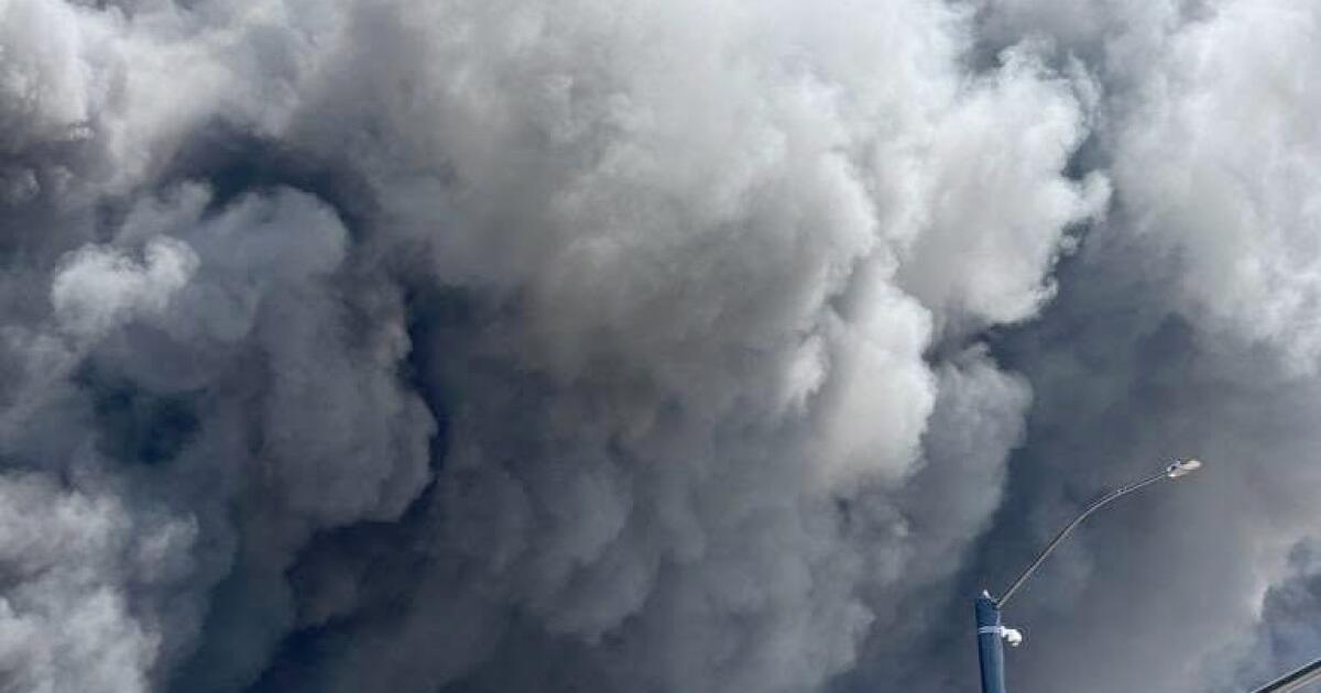 Immense fire engulfs million-square-foot California warehouse; smoke seen for miles