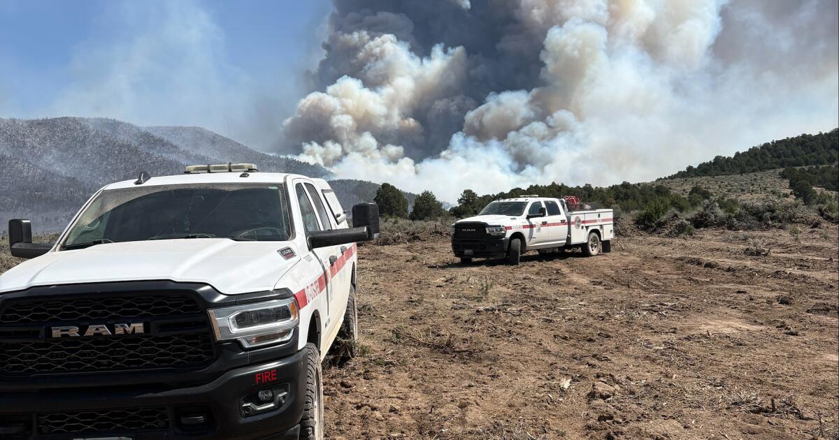 Heat, wind and drought conditions fuel wildfires in the West