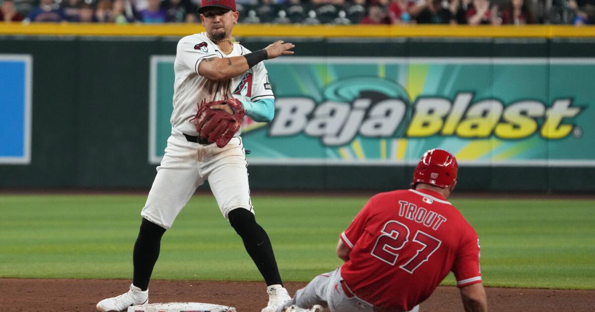 Corbin Carroll's grand slam is too much for the Angels in loss to Diamondbacks