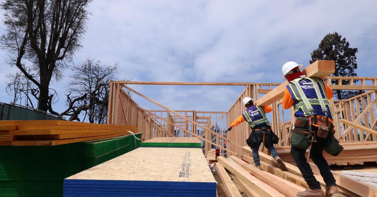 Wildfire rebuilding boosts L.A. County job growth in May