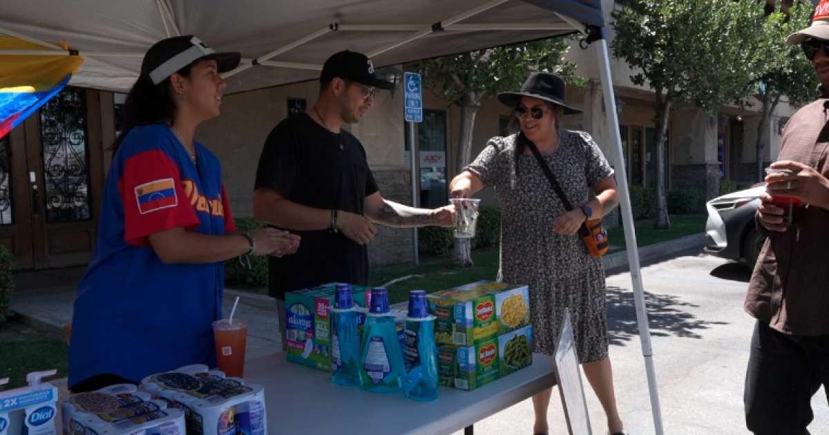 Venezuelan native collects donations in Bakersfield to send back home