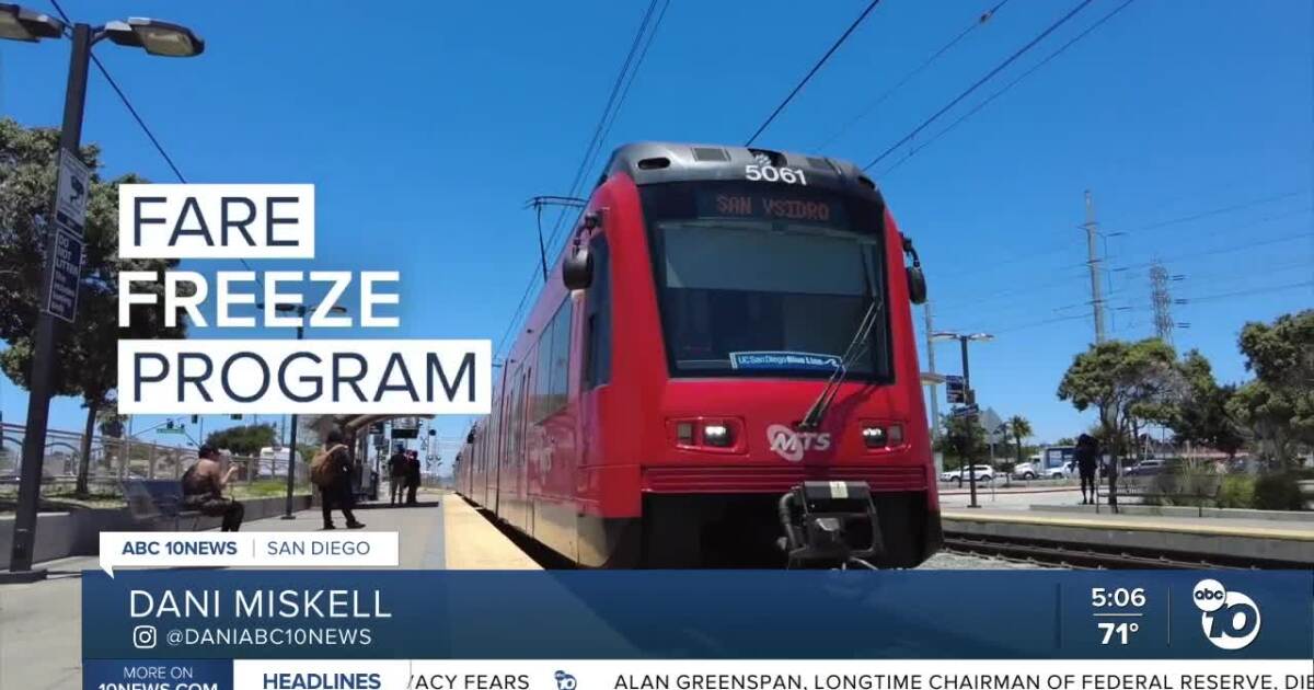 MTS considers a fare freeze proposal for low-income San Diego riders