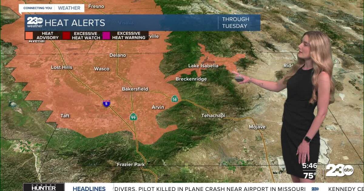 Heat continues Monday; changes coming by the end of the week