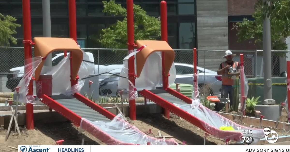 San Diego's largest downtown park nears completion
