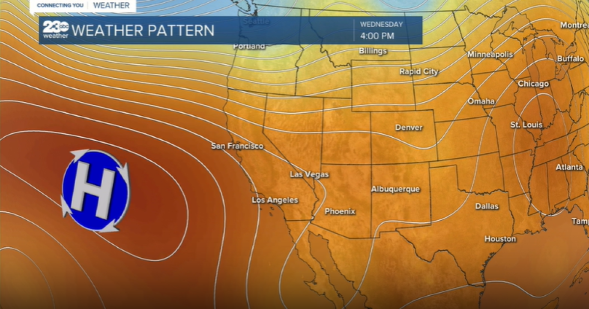 Temperatures peak Friday, then fall a bit
