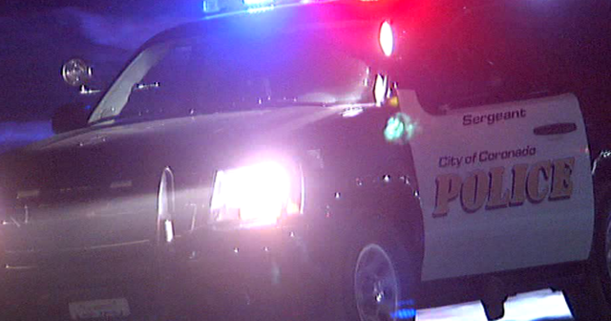 High-speed pursuit in Coronado ends in crash, arrest