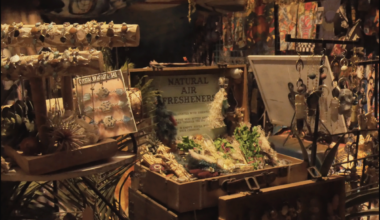 Jewelry, crystals and other things sold at the Enlighten Clothing Co. pop-up.