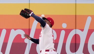 Rumfield gets gift homer when flyball bounces off Adell's head as Rockies top Angels 8-2