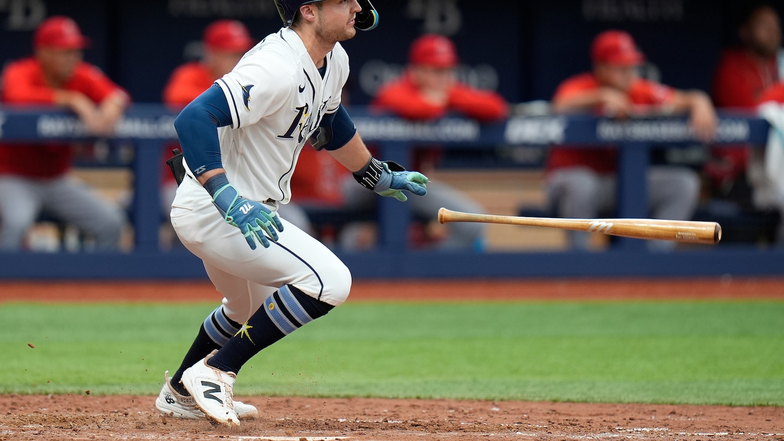 McClanahan and Aranda power the Rays to a 5-2 victory over the Angels